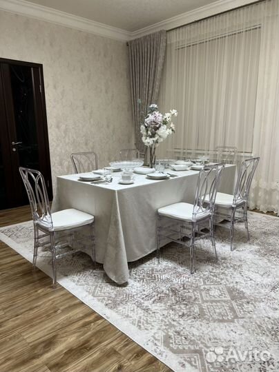 Прокат столов, стульев и посуды