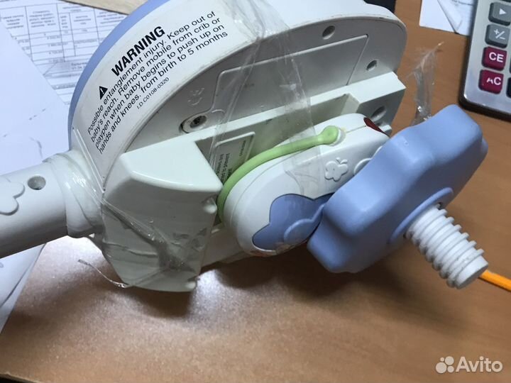 Карусель на кроватку музыкальная, ночник