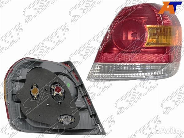 Фонарь задний toyota echo, toyota platz, toyota pl