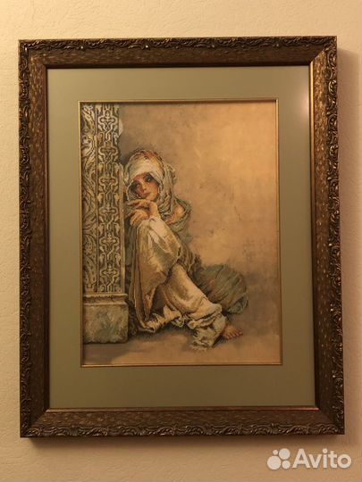 Lanarte арабская женщина ручная вышивка крест араб