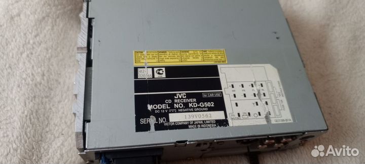 Автомагнитола jvc