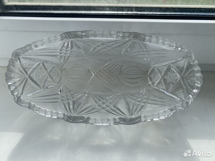 Хрустальный салатник СССР