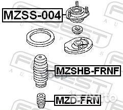 Опора амортизатора mazda 323 94-98 пер. mzss-004