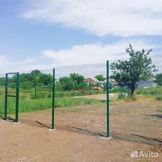 Забор сетка 3д