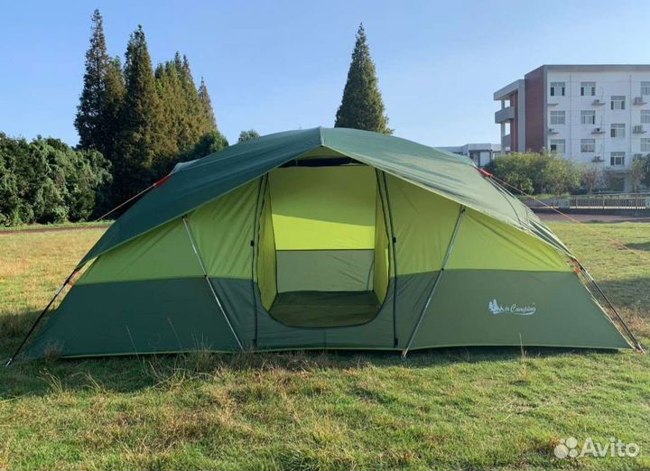 Палатка 4 местная с тамбуром туристическая