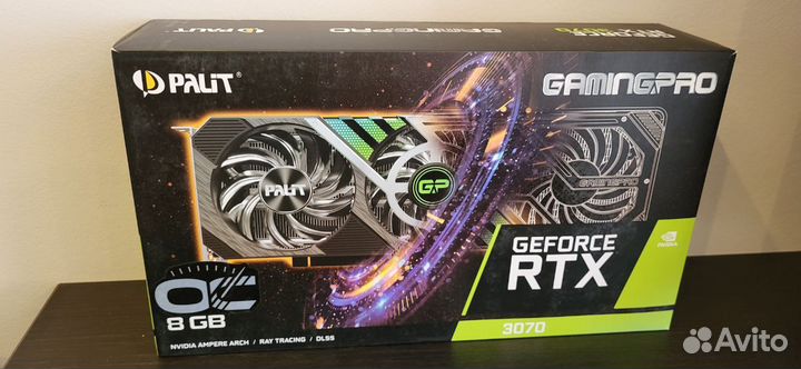 Видеокарта Palit GeForce RTX 3070 GamingPro OC