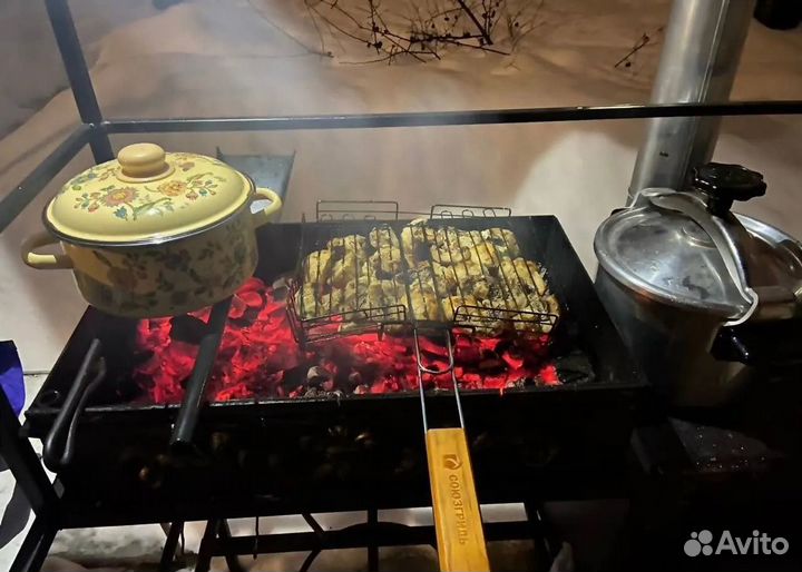 Мангал С крышей