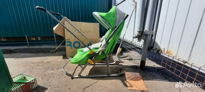 Детские санки коляска бу