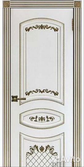Двери межкомнатные золотые