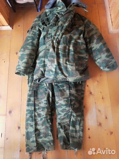 Камуфляжный костюм зимний новый