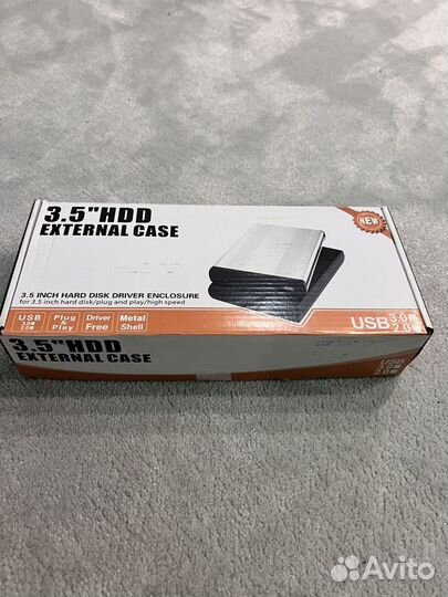 Внешний корпус USB -SATA для HDD 3.5