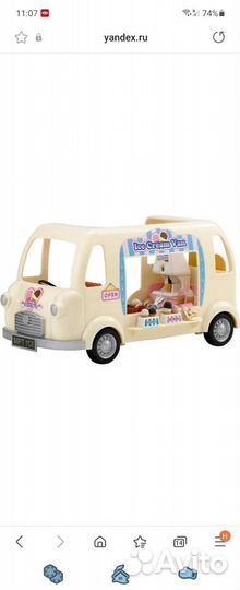 Игровой набор sylvanian Femilies фургон с морожены