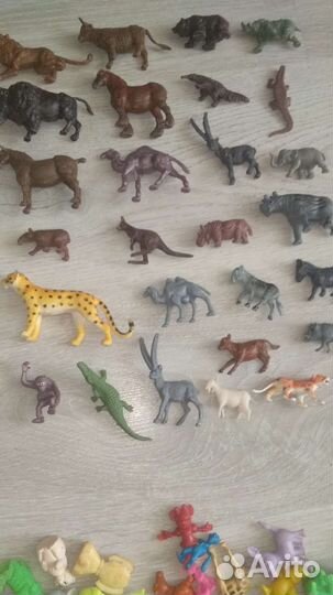 Фигурки животных, мелкие винтажные игрушки СССР