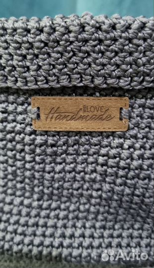 Корзина ручной работы из полипропилена