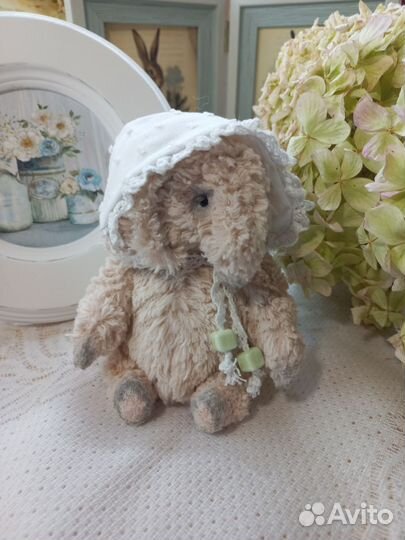 Мишка тедди (розовый слон)ручной работы