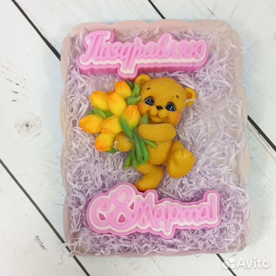 Набор из мыла к 8 марта