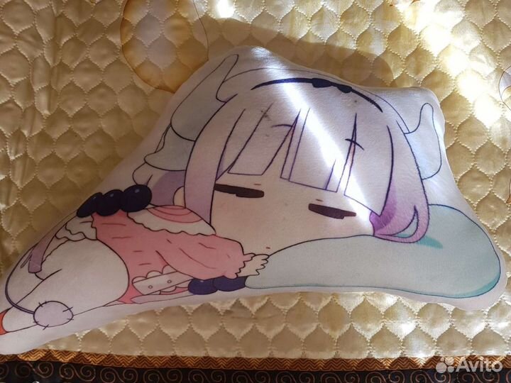 Дракон-горничная Кобаяши Канна Камуи подушка