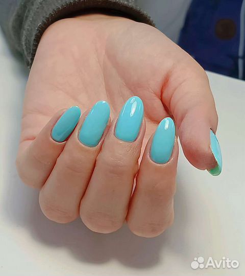 Маникюр гель лак, наращивание