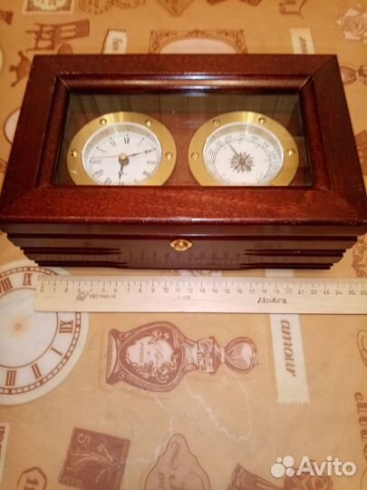 Часы кабинетные с термометром