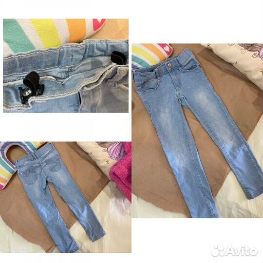 Вещи пакетом 110 на девочку mango, reima