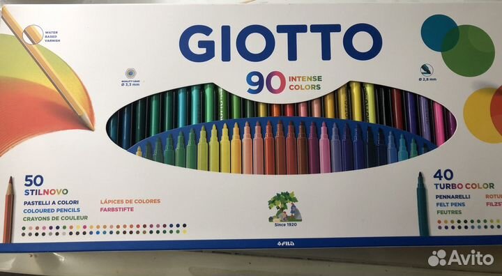 Giotto stilnovo набор деревянных карандашей 50 цве