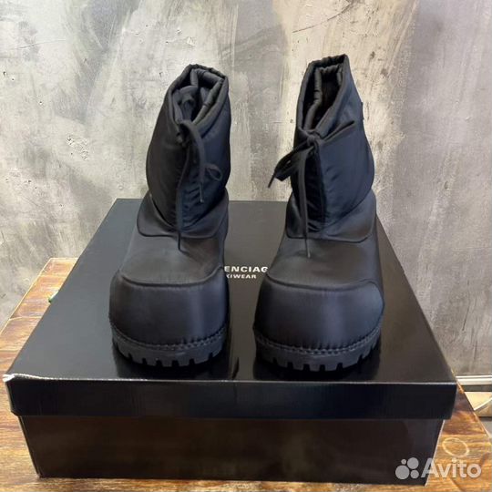 Balenciaga Alaska Low Boots Черные Ботинки