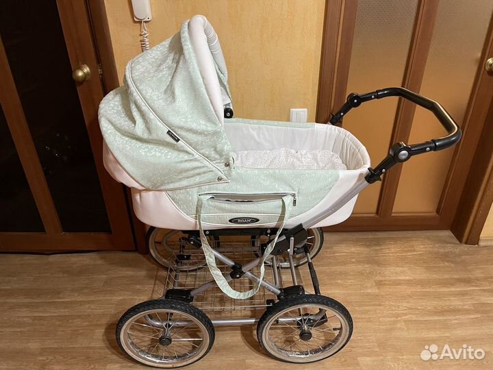Коляска 2 в 1 эко кожа