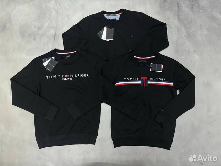 Свитшот Tommy Hilfiger люкс черный мужской