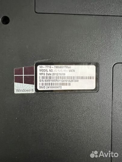 Acer aspire v3 771g