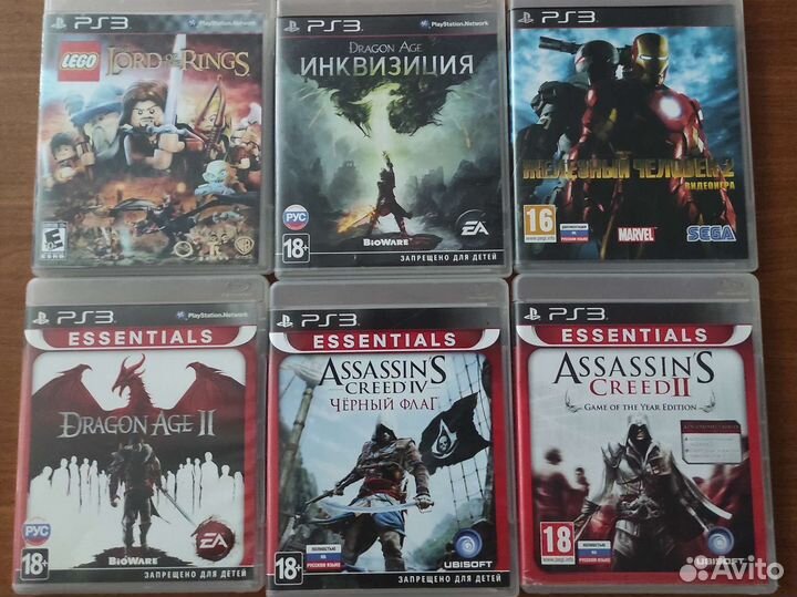 Компьютерные игры диски на PS3