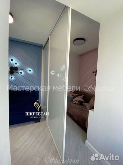 Перегородка межкомнатная стеклянная, раздвижная