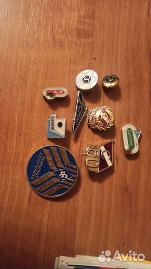 Значки цска, спартак, Динамо,кс,локомотив, торпедо