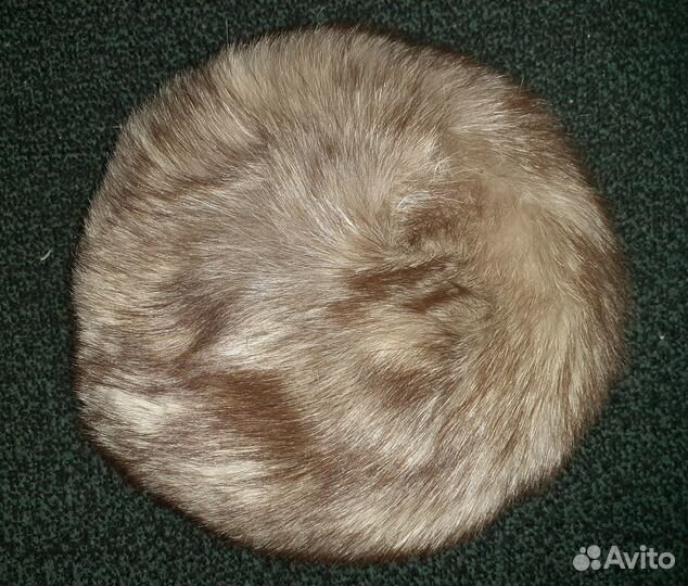 Шапка меховая песцовая женская новая