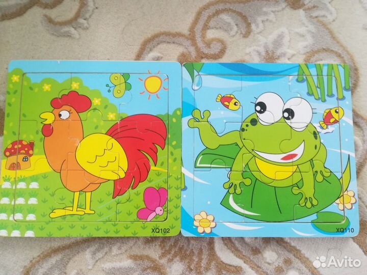 Мячики и пазлы. Игрушки пакетом