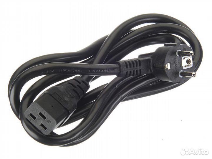 Кабель питания C19 (2.5х3) для майнинга