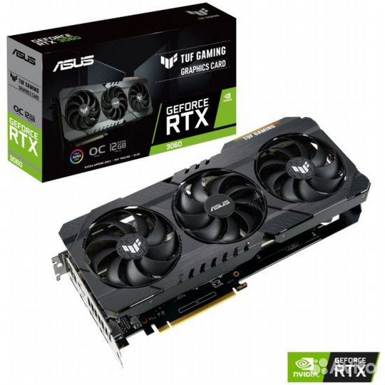Видеокарта Asus Rtx 3060 12gb Tuf Gaming