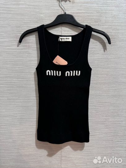 Футболка топ miu miu оригинал