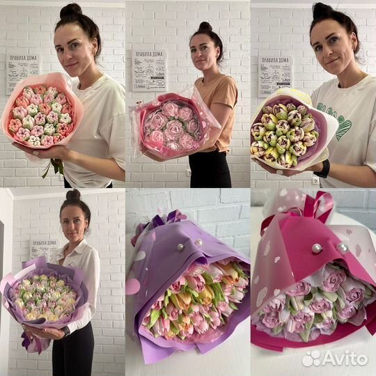 Зефирные цветы