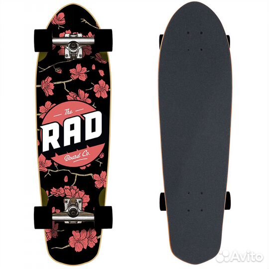 Круизер RAD cherry blossom cali cruiser black/RED