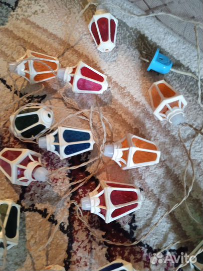 Гирлянда фонарики СССР