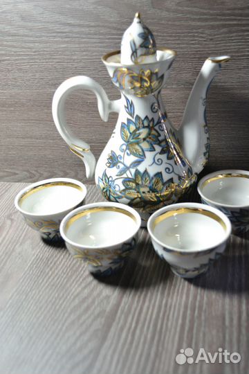 Кофейные сервизы ГДР,СССР,коф пары, кумган с пиала