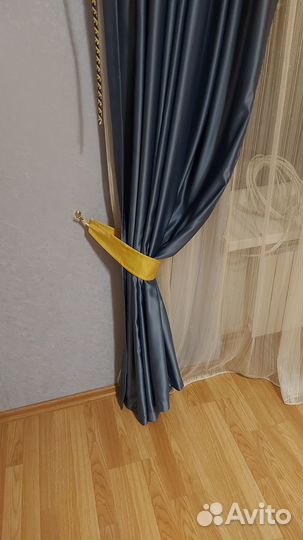 Комплект шторы и тюль бу