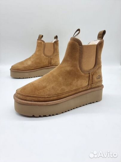 UGG ботинки на высокой подошве