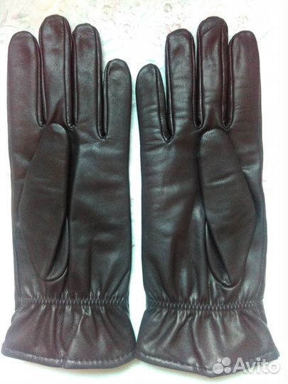 Женские кожаные перчатки (новые)