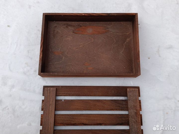 Ящик с крышкой деревянный