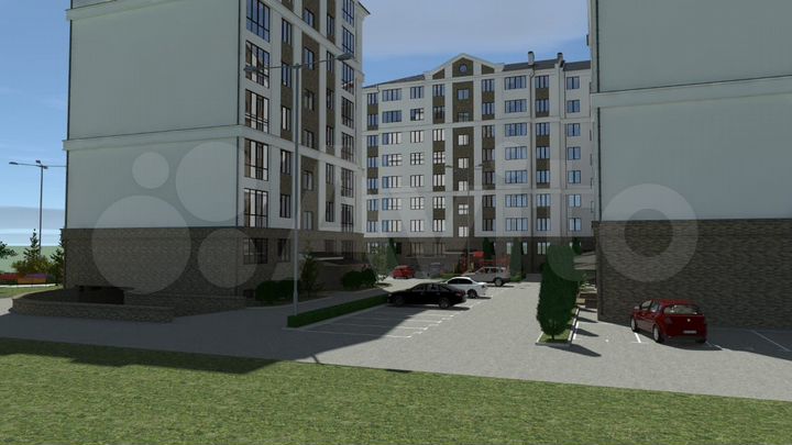 2-к. квартира, 60,9 м², 6/8 эт.