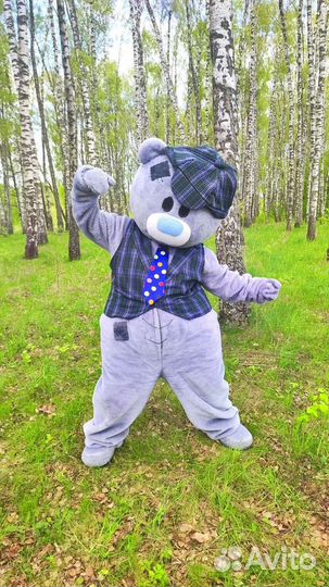 Мишка Тедди на праздник, ростовая кукла, аниматор