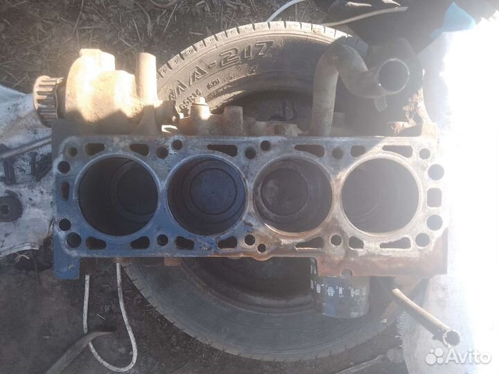 Блок цилиндров, блок двигателя lanos, nexia