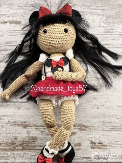 Кукла.Вязаные игрушки ручной работы