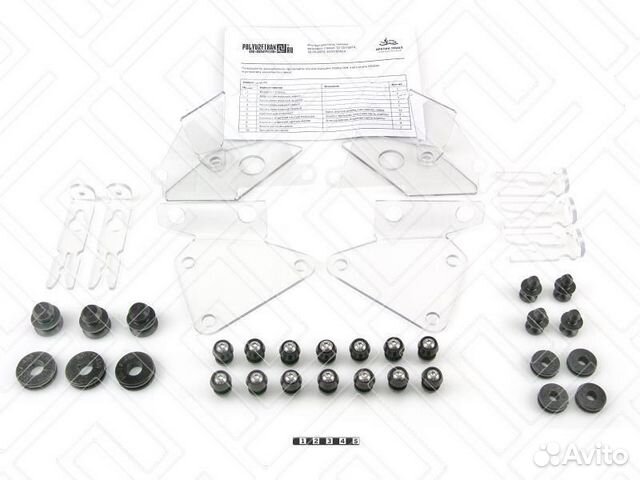 Комплект крепления стекла для снегохода BRP